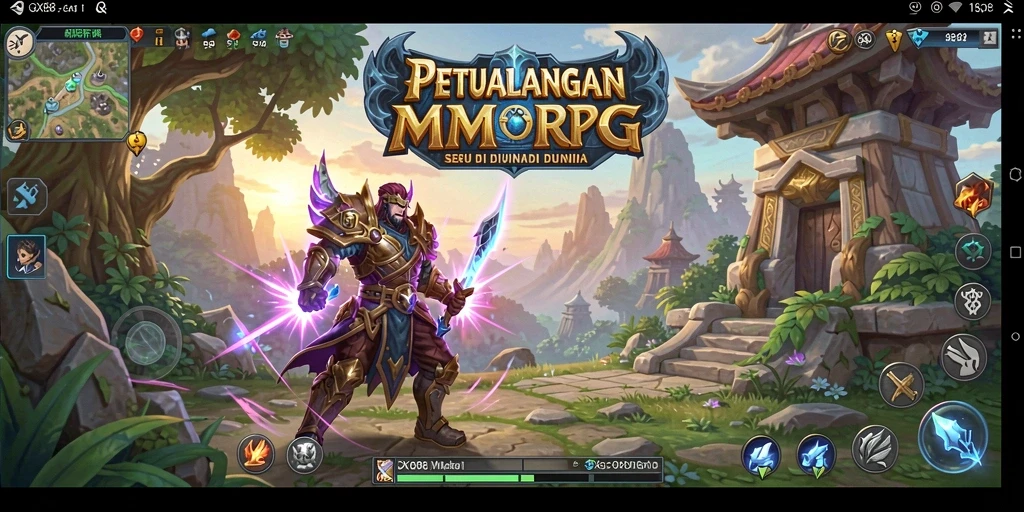 Tampilan gameplay GX88 yang seru dalam petualangan MMORPG.