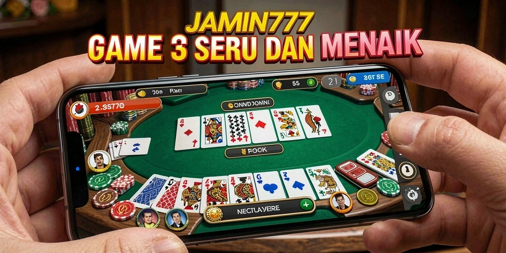 Screenshot gameplay JAMIN777 menunjukkan suasana seru permainan Domino.