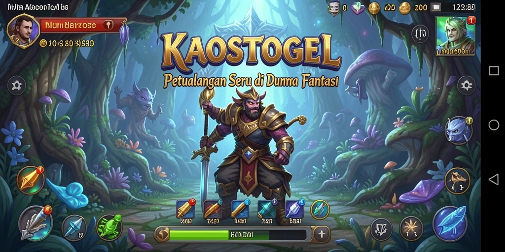 Gameplay KAOSTOGEL yang penuh aksi dan tantangan.