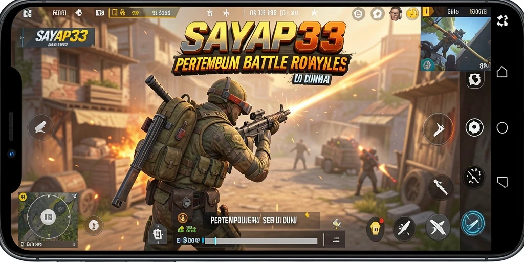 Gameplay intens di SAYAP33 dengan aksi Battle Royale yang mendebarkan.